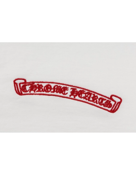 Chrome Hearts T Shirts Heavy Embroidery Horseshoe  ,Chrome Hearts T Shirt,Tshirt,APPAREL