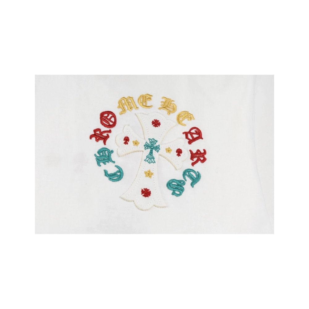 Chrome Hearts T Shirts Heavy Embroidery Horseshoe  ,Chrome Hearts T Shirt,Tshirt,APPAREL