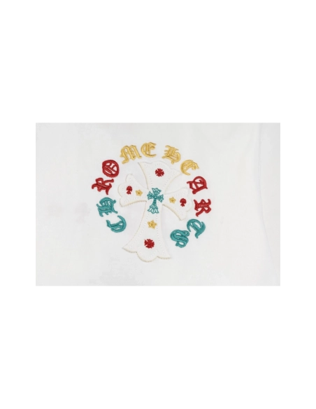 Chrome Hearts T Shirts Heavy Embroidery Horseshoe  ,Chrome Hearts T Shirt,Tshirt,APPAREL