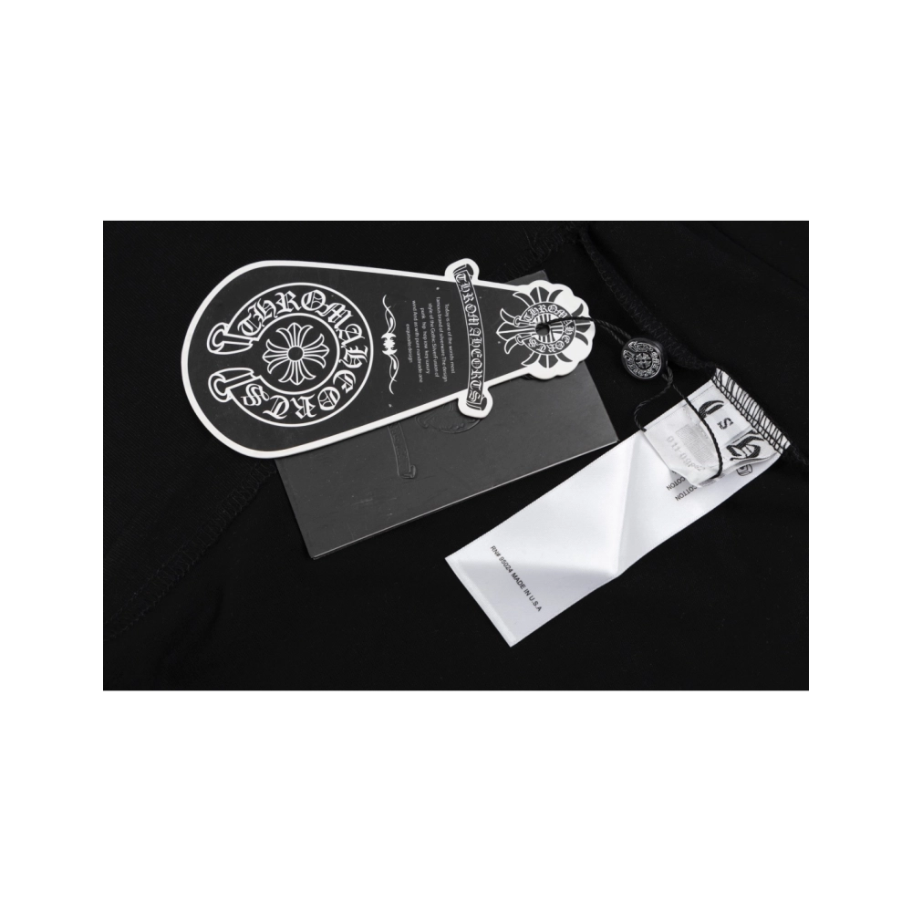 Chrome Hearts T Shirts Heavy Embroidery Horseshoe,Chrome Hearts T Shirt,Tshirt,APPAREL