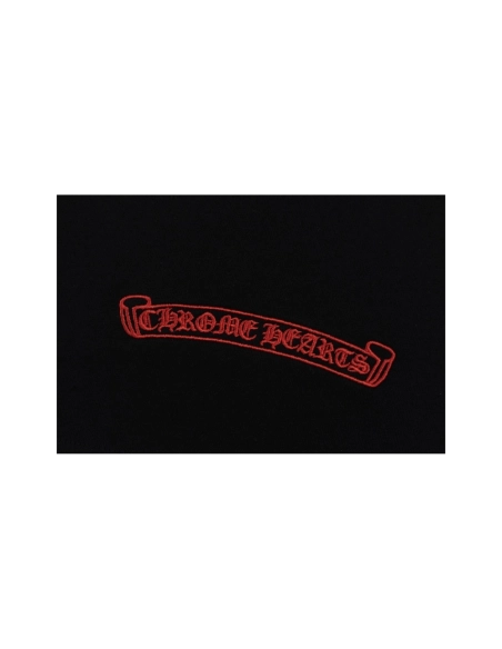 Chrome Hearts T Shirts Heavy Embroidery Horseshoe,Chrome Hearts T Shirt,Tshirt,APPAREL