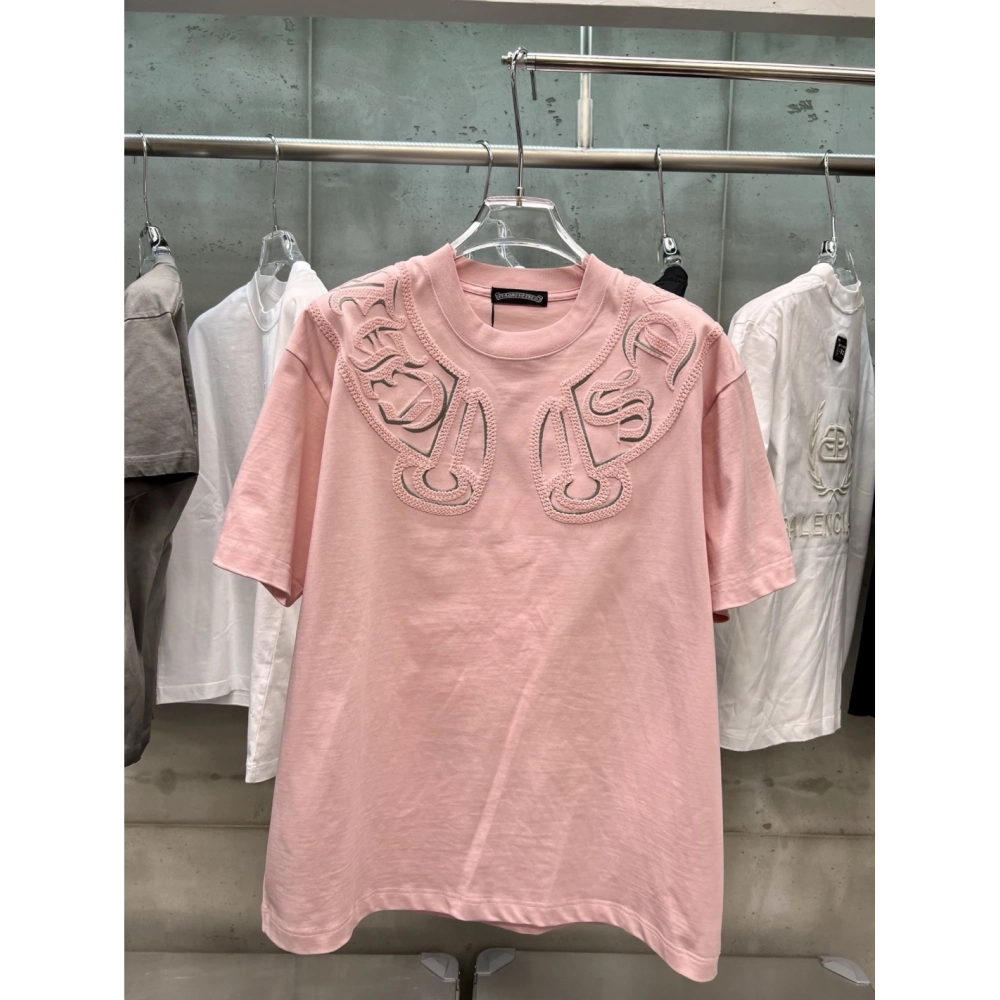 Chrome Hearts T Shirts Black White 002  ,Chrome Hearts T Shirt,Tshirt,APPAREL