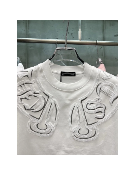 Chrome Hearts T Shirts Black White 003  ,Chrome Hearts T Shirt,Tshirt,APPAREL
