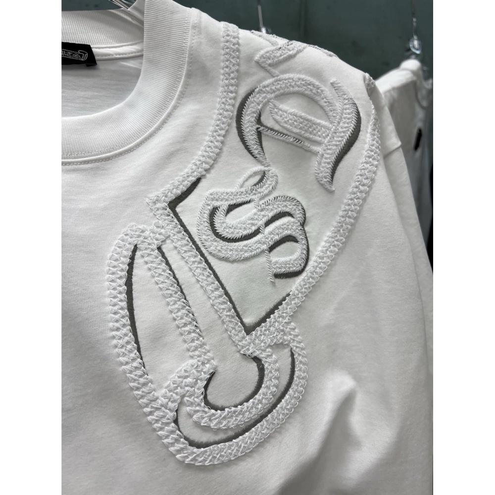 Chrome Hearts T Shirts Black White 003  ,Chrome Hearts T Shirt,Tshirt,APPAREL