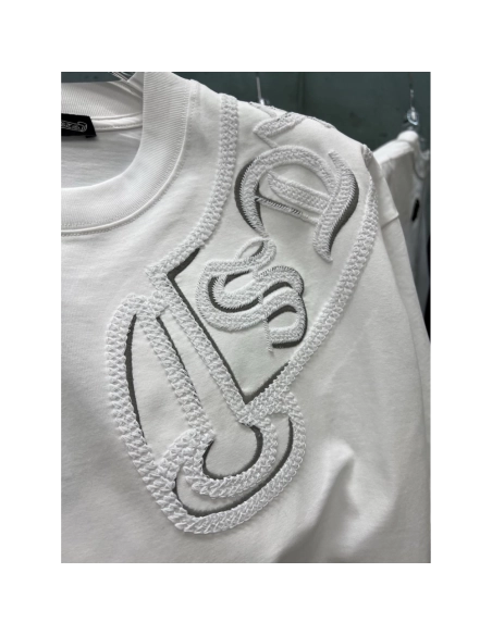 Chrome Hearts T Shirts Black White 003  ,Chrome Hearts T Shirt,Tshirt,APPAREL