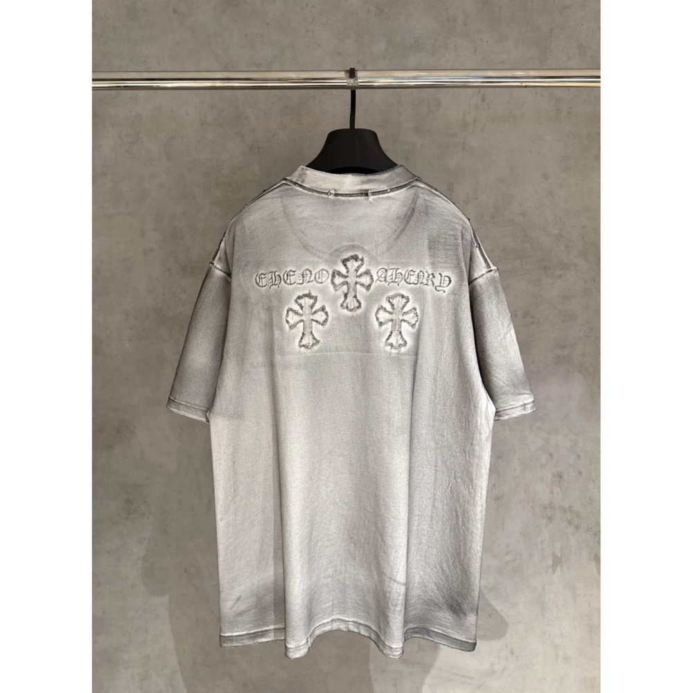 Chrome Hearts T Shirts New Embroidery T-Shirt  ,Chrome Hearts T Shirt,Tshirt,APPAREL
