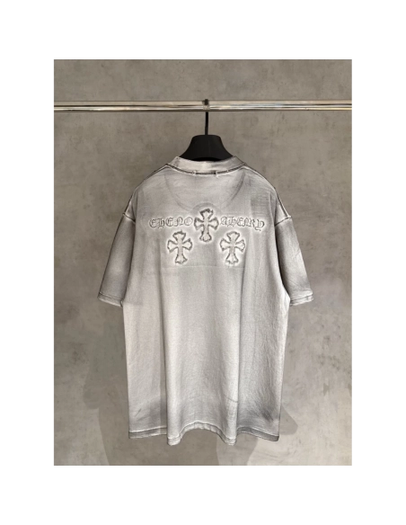 Chrome Hearts T Shirts New Embroidery T-Shirt  ,Chrome Hearts T Shirt,Tshirt,APPAREL