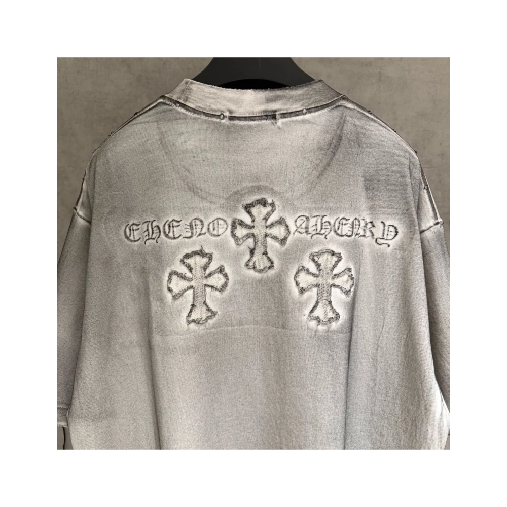 Chrome Hearts T Shirts New Embroidery T-Shirt  ,Chrome Hearts T Shirt,Tshirt,APPAREL