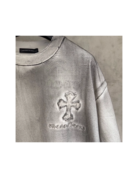 Chrome Hearts T Shirts New Embroidery T-Shirt  ,Chrome Hearts T Shirt,Tshirt,APPAREL