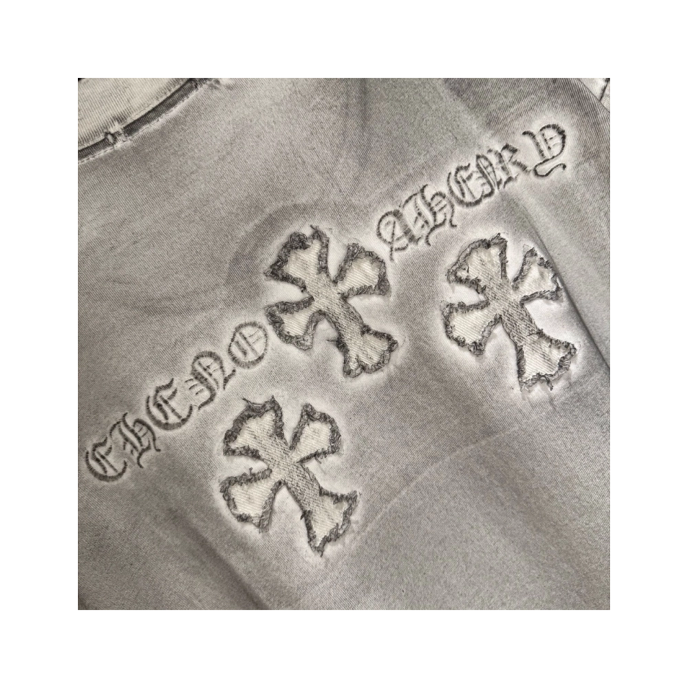 Chrome Hearts T Shirts New Embroidery T-Shirt  ,Chrome Hearts T Shirt,Tshirt,APPAREL