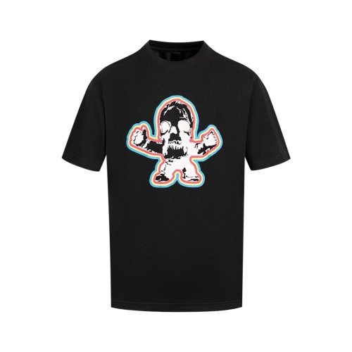 Chrome Hearts T Shirts Foti Series Colorful Skull Print Short Sleeve Unisex  ,Chrome Hearts T Shirt,Tshirt,APPAREL