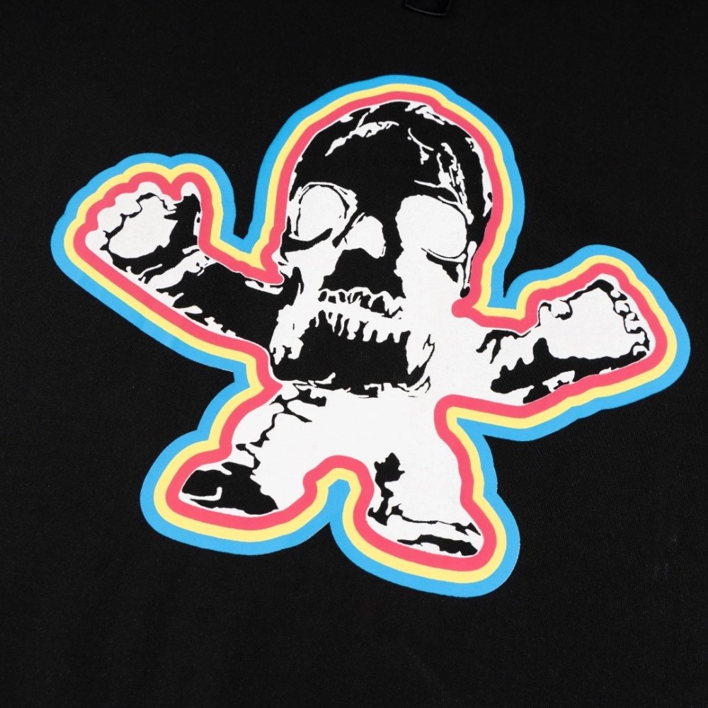 Chrome Hearts T Shirts Foti Series Colorful Skull Print Short Sleeve Unisex  ,Chrome Hearts T Shirt,Tshirt,APPAREL