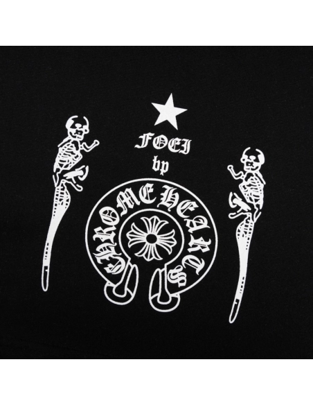 Chrome Hearts T Shirts Foti Series Colorful Skull Print Short Sleeve Unisex  ,Chrome Hearts T Shirt,Tshirt,APPAREL