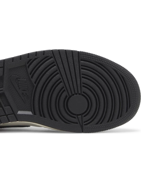 Air Jordan 1 Mid Black Sail Gym Red BQ6472 061,AIR JORDAN 1 HIGH,Air Jordan