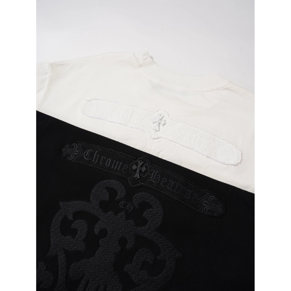 Chrome Hearts T Shirts 2026SS Haute Couture Embroidery Short Sleeve T-Shirt  ,Chrome Hearts T Shirt,Tshirt,APPAREL