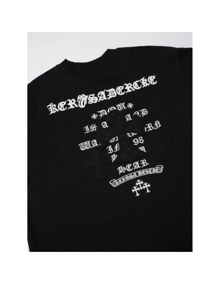 Chrome Hearts T Shirts 2026SS Heavy Embroidery Short Sleeve T-Shirt  ,Chrome Hearts T Shirt,Tshirt,APPAREL