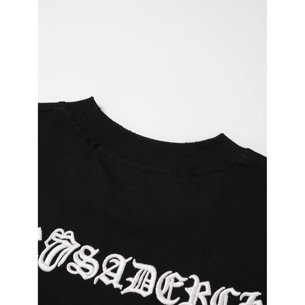 Chrome Hearts T Shirts 2026SS Heavy Embroidery Short Sleeve T-Shirt  ,Chrome Hearts T Shirt,Tshirt,APPAREL