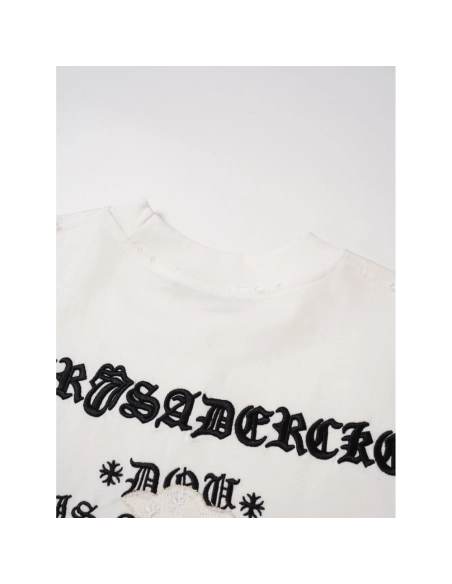 Chrome Hearts T Shirts 2026SS Heavy Embroidery Short Sleeve T-Shirt  ,Chrome Hearts T Shirt,Tshirt,APPAREL