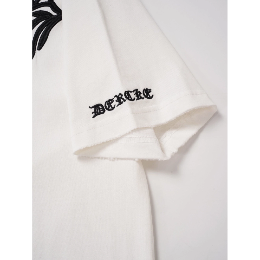 Chrome Hearts T Shirts 2026SS Heavy Embroidery Short Sleeve T-Shirt  ,Chrome Hearts T Shirt,Tshirt,APPAREL