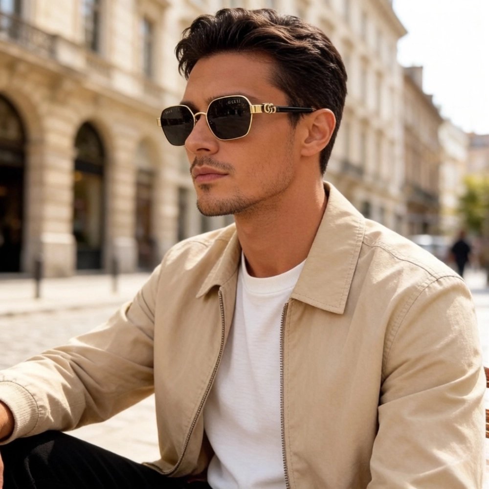 Gucci Sunglasses 028 | Luxury Eyewear | Modern Statement