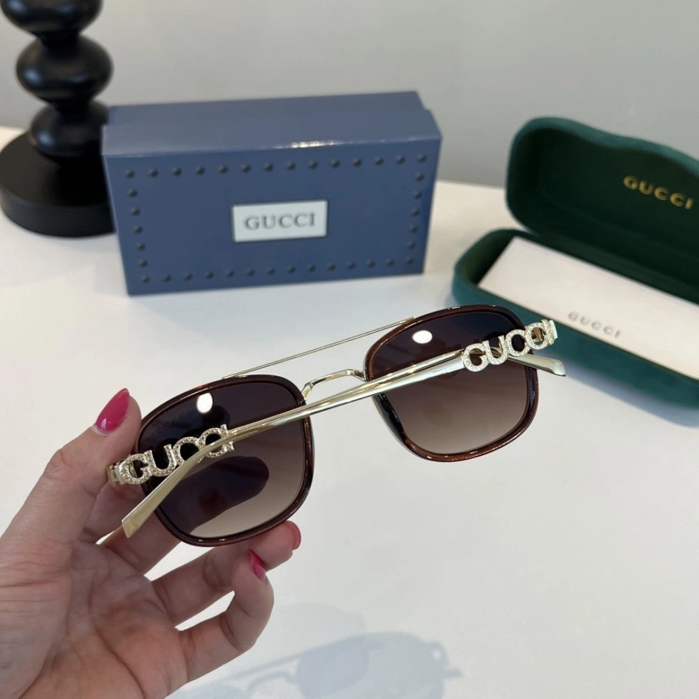 Gucci Sunglasses 028 | Luxury Eyewear | Modern Statement