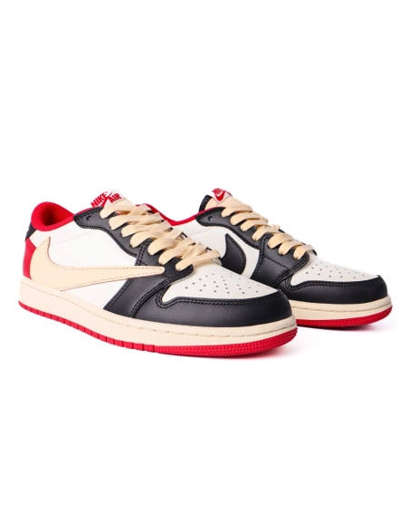 Travis Scott Air Jordan 1 Low Black Red DM7866-166,AIR JORDAN 1 LOW,Air Jordan