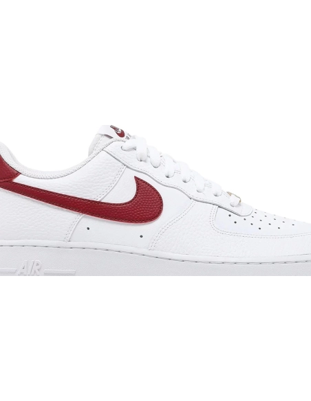 Air Force 1 Low White Team Red,NIKE AIR FORCE,NIKE SHOES Reps
