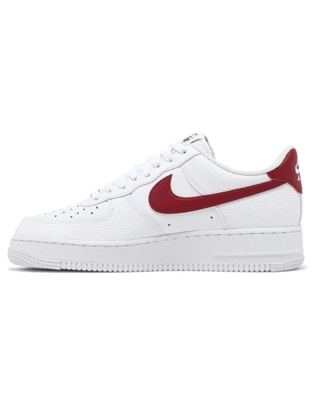 Air Force 1 Low White Team Red,NIKE AIR FORCE,NIKE SHOES Reps