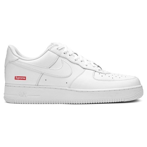 SUPREME X AIR FORCE 1 LOW BOX LOGO WHITE,NIKE AIR FORCE,NIKE SHOES Reps