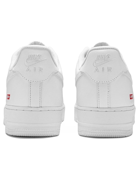 SUPREME X AIR FORCE 1 LOW BOX LOGO WHITE,NIKE AIR FORCE,NIKE SHOES Reps