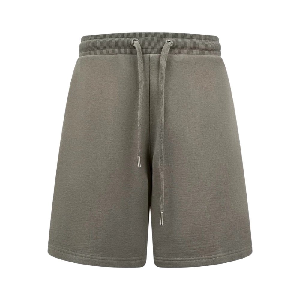 Ami Heart Embroidery Shorts Taupe