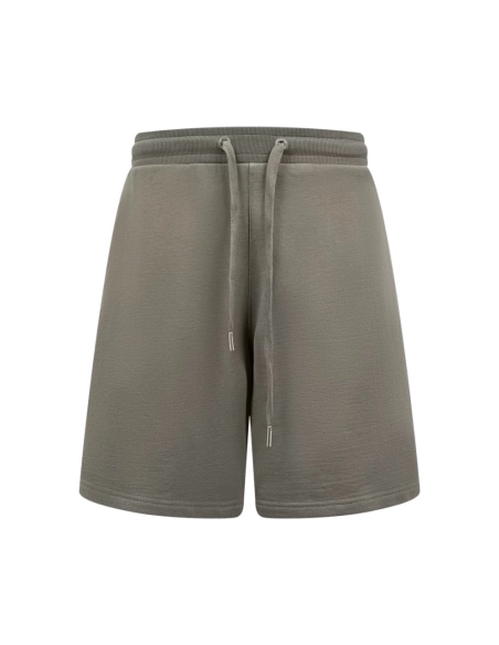 Ami Heart Embroidery Shorts Taupe