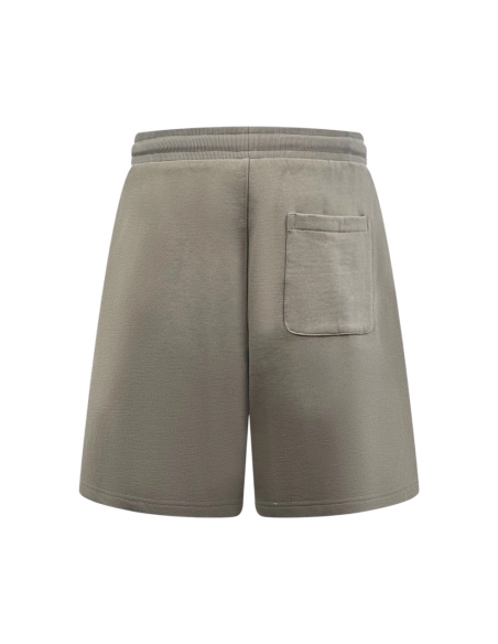 Ami Heart Embroidery Shorts Taupe