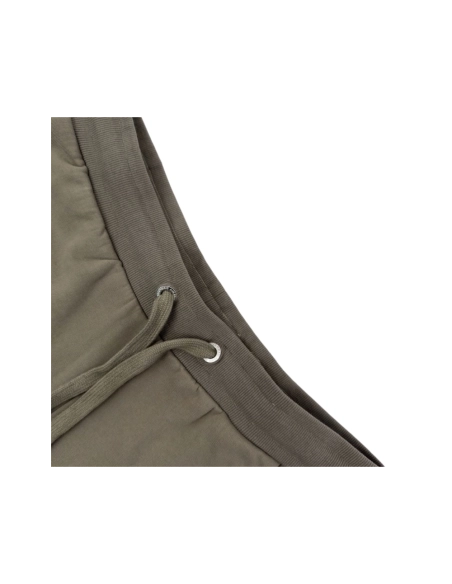 Ami Heart Embroidery Shorts Taupe