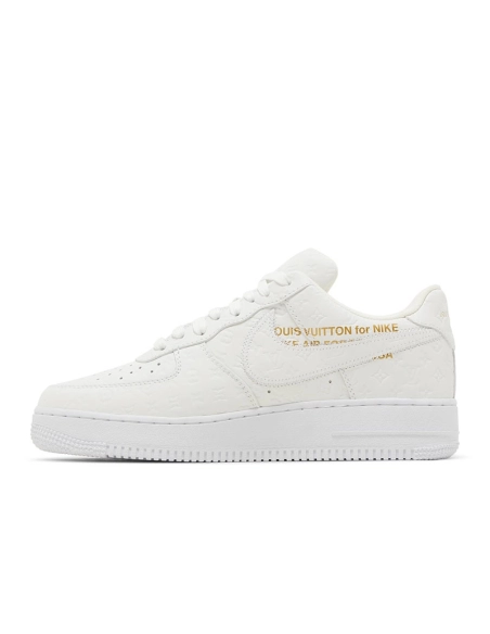 Louis Vuitton x Air Force 1 Low Triple White,NIKE AIR FORCE,NIKE SHOES Reps