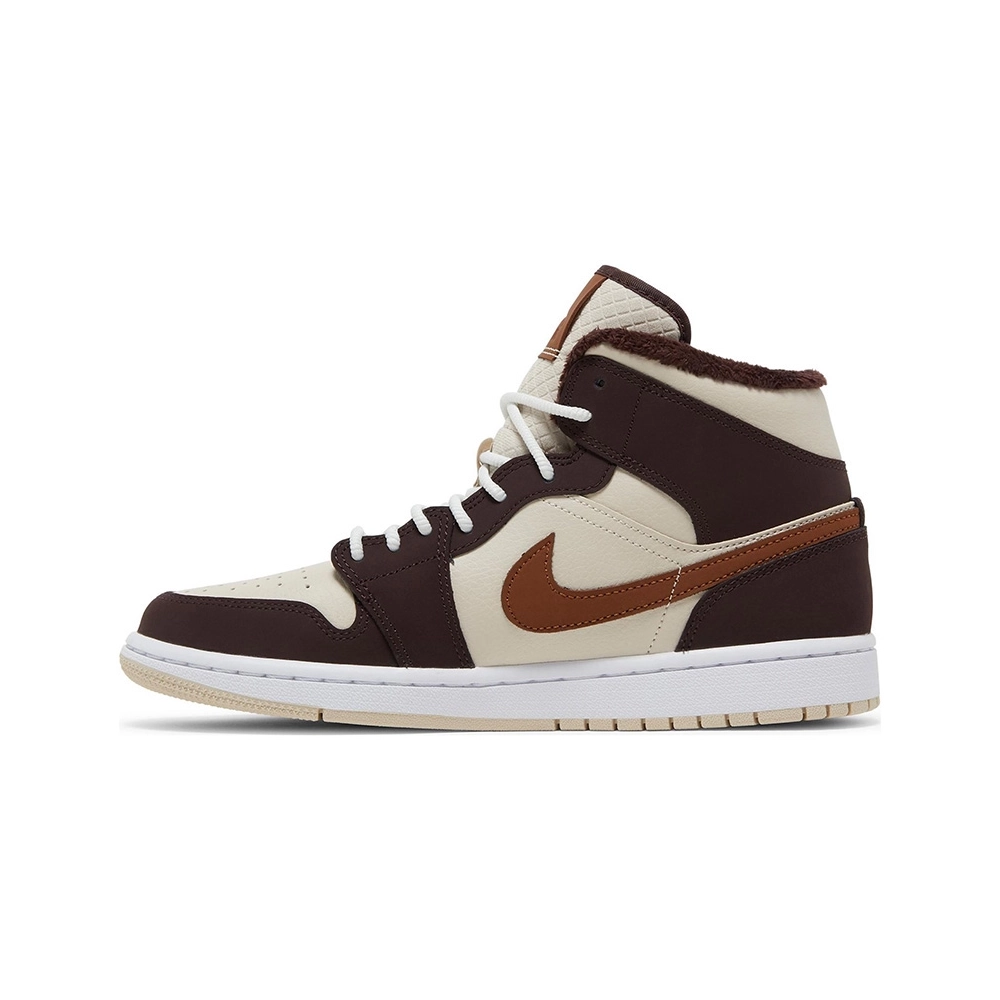 AIR JORDAN 1 MID SE CREAM DARK CHOCOLATE DO6699-200,AIR JORDAN 1 HIGH,Air Jordan