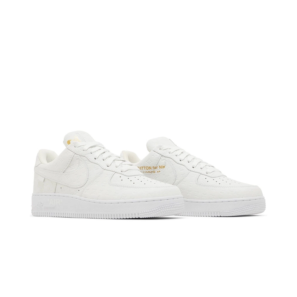 Louis Vuitton x Air Force 1 Low Triple White,NIKE AIR FORCE,NIKE SHOES Reps