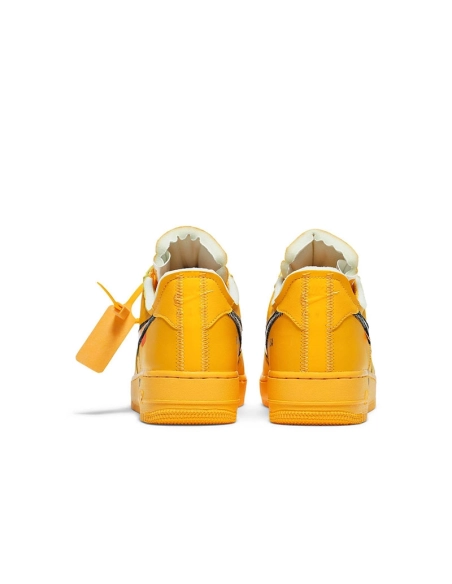 OffWhite x Air Force 1 Low Lemonade,NIKE AIR FORCE,NIKE SHOES Reps