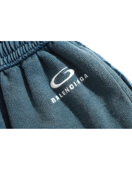 Balenciaga Embroidered Waistband Letter Shorts