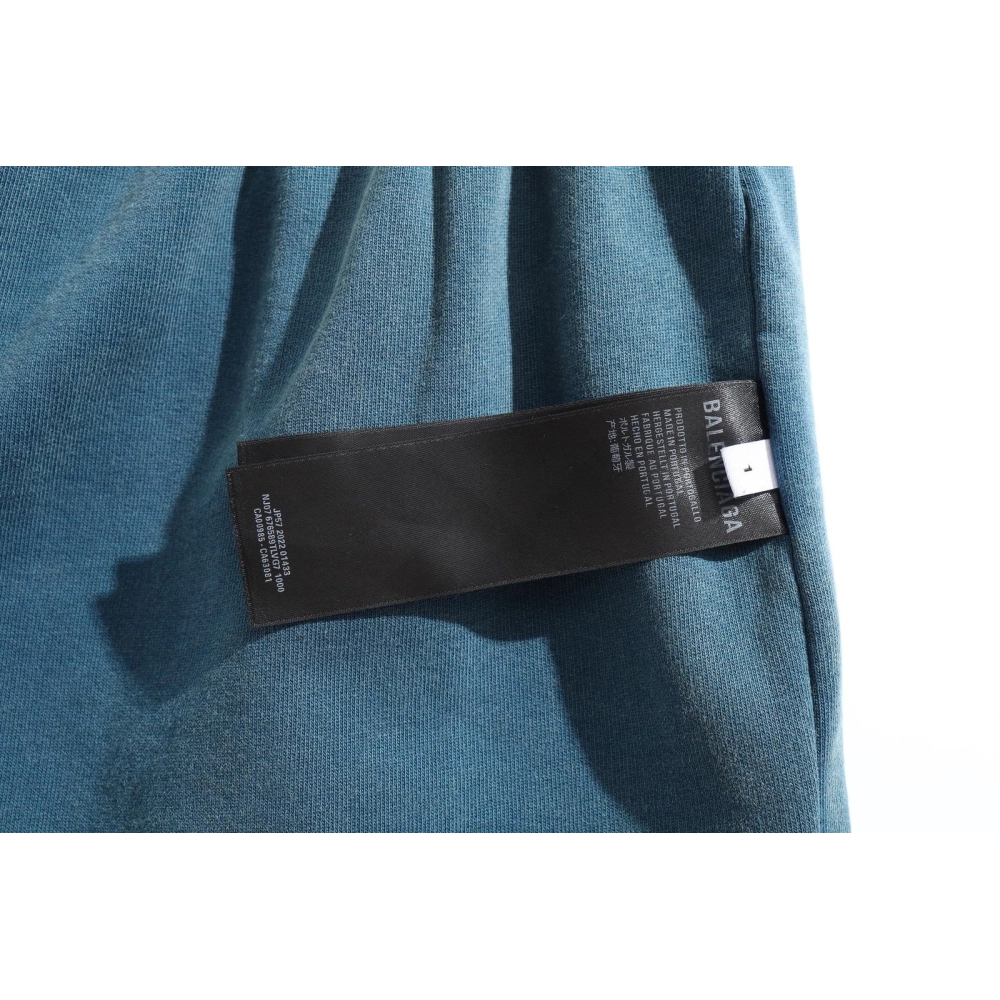 Balenciaga Embroidered Waistband Letter Shorts