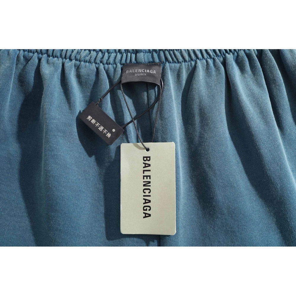 Balenciaga Embroidered Waistband Letter Shorts