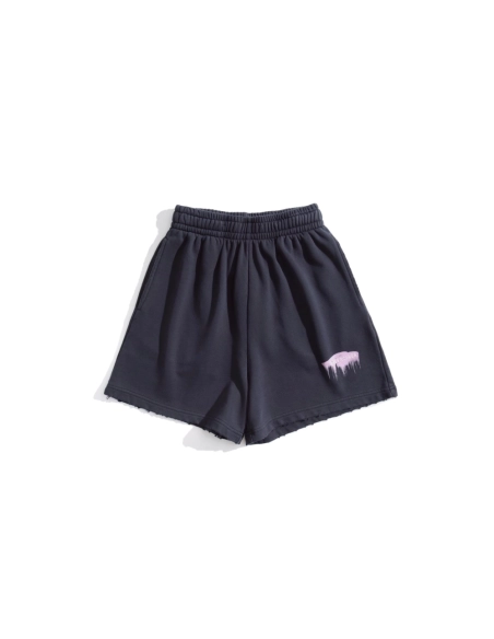 Balenciaga Embroidered Splatter Ink Beach Shorts