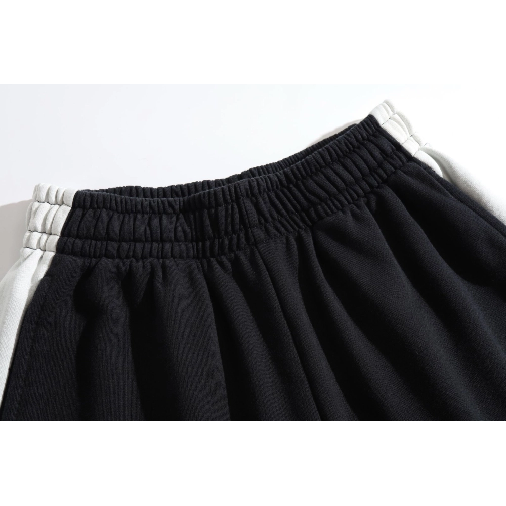 Balenciaga Embroidered Splatter Ink Beach Shorts