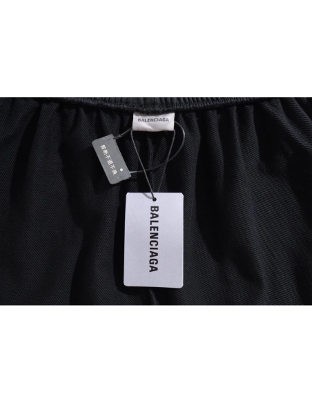 Balenciaga Hand-Painted Graffiti Splatter Shorts