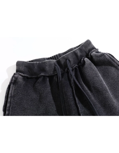 Balenciaga Washed Distressed Shorts