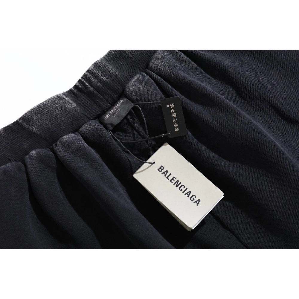 Balenciaga Washed Distressed Shorts