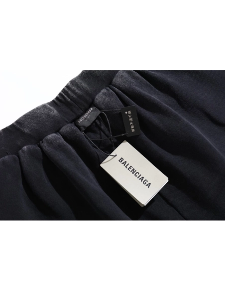 Balenciaga Washed Distressed Shorts