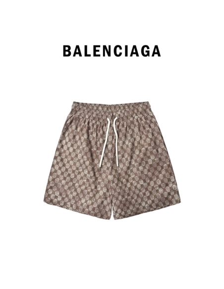 Balenciaga Lettering Beach Shorts