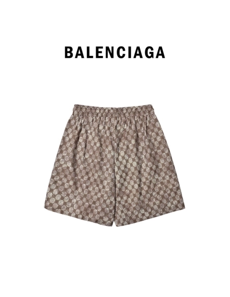 Balenciaga Lettering Beach Shorts