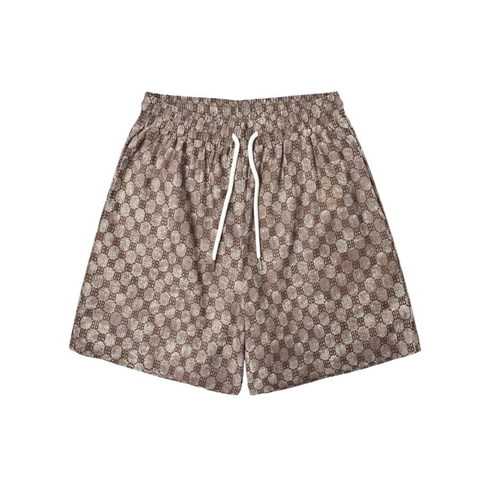 Balenciaga Lettering Beach Shorts